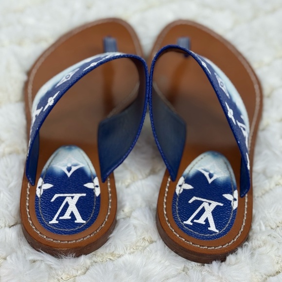 Louis Vuitton Monogram Escale Palma Sandals 39 - Picture 8 of 13